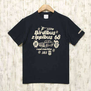 ■ BIRDIBUS Tシャツ■XLサイズ（ネイビーxナチュラル）アメ車　アメリカ　ロードランナ－　モパ－ MOPAR ROADRUNNER PLYMOUTH