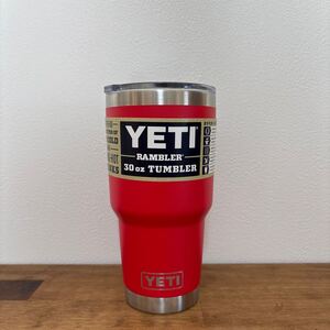  YETI イエティ タンブラー ランブラー 保温 保冷 アウトドア ボトル 30オンス RESCUERED