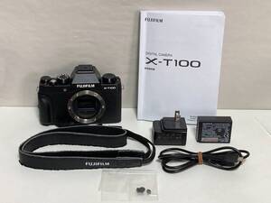 FUJIFILM X-T100 ミラーレスデジタルカメラ ボディ ブラック 富士フイルム