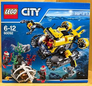 〈1円スタート〉 LEGO レゴ CITY シティ 海底潜水艦　60092 新品　未開封