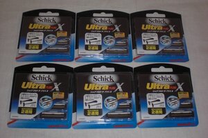 ★b☆☆未使用 TRI-9 Schick Ultra PLUS X シックウルトラプラスX 替刃9コ入 6パックセット レターパック可