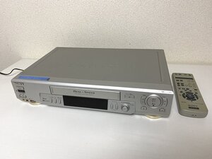 送料無料■再生確認済み SONY ソニー ビデオカセット レコーダー VHSビデオデッキ SLV-R350 リモコン付