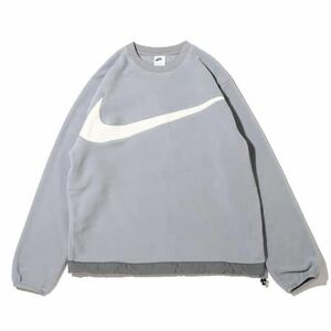 未使用★定価￥8,580★NIKE AS M NK CLUB+ FLC CREW WNTR PARTICLE★ナイキ クラブ+ フリース ウィンタライズド クルー トレーナー サイズM