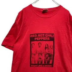 ASOB バンド Tシャツ 古着 赤 レッドホットチリペッパーズ レッチリ