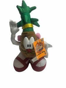 Nanco Hasbro 2001 Mr.Potato Head The Comic Strip Plush W/ Tag RARE Green Hair 海外 即決