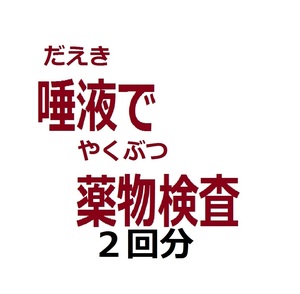 ２セット 唾液薬物検査キット ドラッグテスト 違法薬物検査 ドラッグ検査　大麻 コカイン 覚せい剤 ヘロイン モルヒネ 唾液採取 だえき