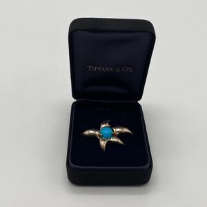 TIFFANY&Co. ティファニー ブローチ スターフィッシュ シルバー ゴールド アクセサリー P60