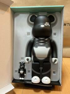 送料無料 BE@RBRICK NIKE SB black 100％&400％ ベアブリック ナイキSB ブラック medicom toy メディコムトイ 送料込み