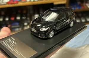  1/43 ハイストーリー ホンダ　ヴェゼル　Honda VEZEL HYBRID X 2013 クリスタル　ブラック　パール　HS186 BK 難あり