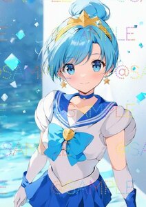 (１点もの）オリジナル　高品質　ポスター A4サイズ アニメ 同人　コスプレ 美少女 二次元 　９