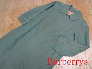 ★バーバリー Burberry★メンズ ウールライナー付き ステンカラーコート カーキ イングランド製 サイズM★R60609010B