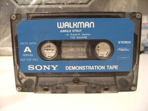 非売品★昭和レトロ★廃盤★NOT FOR SALE/ DEMONSTRATION TAPE SONY WALKMAN ソニー ウォークマン カセットテープ THE SQUARE / TIME CYCLE