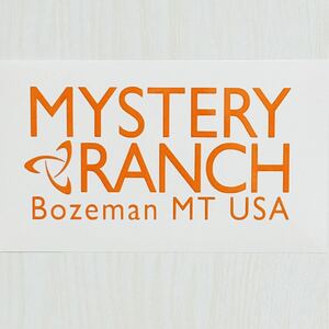 MYSTERY RANCH ミステリーランチ カッティングステッカー／W150mm H75mm／マットオレンジ