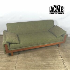 1205 【沖縄県/離島配送不可】ACME Furniture アクメファニチャー WINDAN SOFA ウィンダン ソファ 3人掛け W190cm グリーン