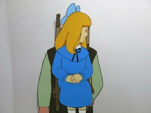 B　アルプスの少女ハイジ　パーティーへ向かうクララ　49話　 セル画 張り付きなし 　アニメ 　日本アニメーション　宮崎駿