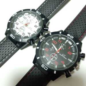 新品　腕時計　スポーツ　ビジネス　赤と白のセット　5
