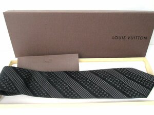 【美品】ルイヴィトン　モノグラム　ネクタイ　LOUIS　VUITTON　シルク100％