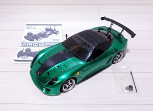 1/10 タミヤ TA06 ドリフト仕様 フェラーリ599XX ボディ付 シャーシ オプションパーツ付