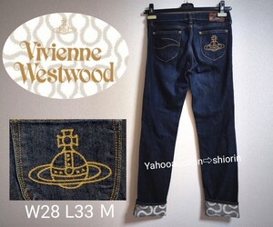 ヴィヴィアンウエストウッド×アングロマニア×リー スクイグル デニムパンツ VivienneWestwood ANGLOMANIA lee ストレッチ ジーンズ