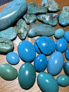 送料無料♪ high-gradeターコイズ 訳あり おまとめ k 7 天然トルコ石 ルース turco turquoise jewelry インディアンジュエリー