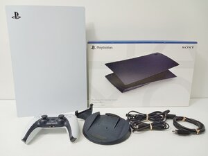 [B4D-612-001-3] SONY ソニー PlayStation5 PS5 プレイステーション5 ディスクドライブ CFI-1200A 825GB PS5用カバー付 本体のみ 中古