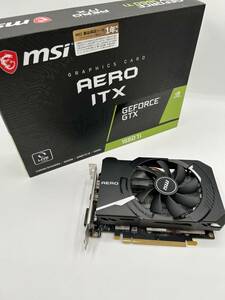 GeForce GTX 1660 Ti AERO ITX 6G OC [PCIExp 6GB] グラフィックボード　動作保証【U081】