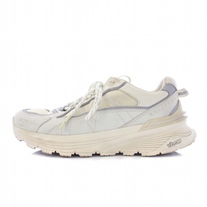 モンクレール MONCLER LITE RUNNER SNEAKERS ライトランナースニーカー 38 25cm 白 ホワイト /KH ●D レディース