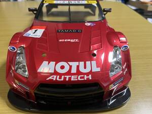 タミヤ RCカー 1/10 MOTUL AUTECH GT-R 塗装済完成品スペアボディ SP.1584 未走行 タミヤ ボディ タミグラ