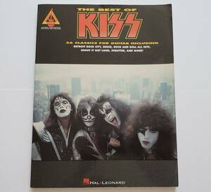 THE BEST OF KISS GUITAR SCORE ザ・ベスト・ オブ・キッス 全26曲 楽譜 洋書 ベスト キッス ロック ギター・スコア タブ譜 TAB譜 スコア