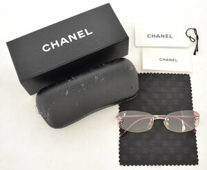 シャネル CHANEL サングラス 4002 C 124/58 54□19 130 イタリア製 ケース付き → 2407LA018