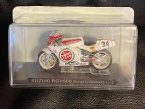 1/24 SUZUKI RGV500 KEVIN SCHWANTZ 1993ケヴィンシュワンツ デアゴスティーニ隔週刊チャンピオンバイクコレクション #34 MotoGP スズキ