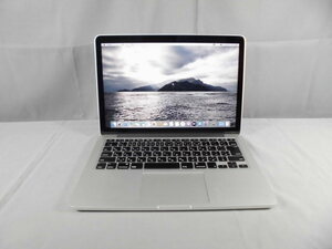 MacBook Pro　Late 2013 (Corei5 2.4GHz、8GB、256GB、13.3型)②