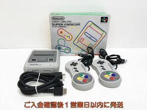 【1円】任天堂 ニンテンドークラシックミニ スーパーファミコン 本体 セット 動作確認済 スーファミ 箱あり H07-872yk/F3