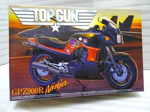 No.2２　 アオシマ　カワサキ　GPZ900R　Ninja　A2 MODEL1985 トップガン ニンジャ １/１２ 現状品　