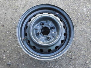 神奈川発　☆　日産 ADバン NV150 黒 スチール 13X5.0J +40 4H 1本 N2