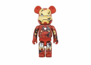 BE@RBRICK IRON MAN MARK VII DAMAGE Ver . 400 ％ BEARBRICK MEDICOM TOY ベアブリック アイアン マン マーク VII ダメージ 400％