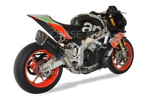 APRILIA TUONO V4-R 2017～2018 スリップオンマフラー HP CORSE エイチピーコルセ