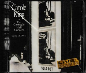 CD◆キャロル・キング / Live at Carnegie Hall Concert 1971 ★同梱歓迎！ケース新品！CAROLE KING・ライヴ：ジェームス・テイラー