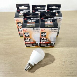 (5個セット)LDA4L-H-E17-4T5 LED電球 電球色 40形相当 E17 アイリスオーヤマ 【未使用 開封品】 ■K0047621