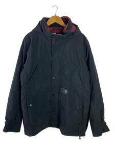 BURTON◆×Carhartt/Keeler 2L Down Jacket/ダウンジャケット/M/ナイロン/ブラック