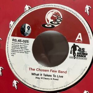 7 The Chosen Few Band - What It Take To Live / To Love / Deep Funk / DJ Shadow Keb Darge Kenny Dope Muro 45 koco Soul Funk Jazz