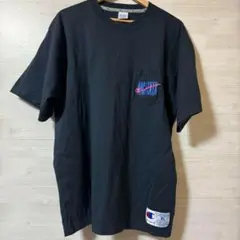 Champion チャンピオン オーバーサイズ Tシャツ ネイビー バックロゴ