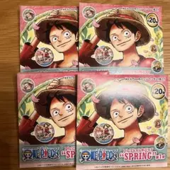 ONE PIECE コレクション缶バッジ　SPRING 新品未開封　4点セット