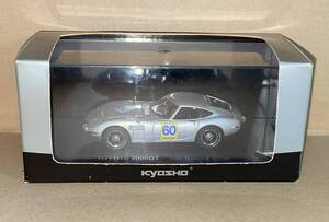 京商 KYOSHO/1:43トヨタ 2000GT 鈴鹿 500km 1967(シルバーNo.60)TOYOTA 2000GT SUZUKA 500km 1967(SILVER No.60)ミニカー