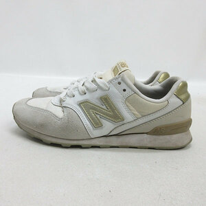 G■【24cm】ニューバランス/New Balance スニーカー シューズ ローカット ロゴ WR996IE■ベージュ系/LADIES/32【中古】■