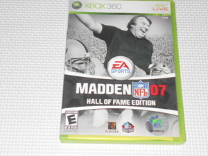 xbox360★MADDEN NFL 07 HALL OF FAME EDITION 海外版 アジア版★箱付・説明書付・ソフト付