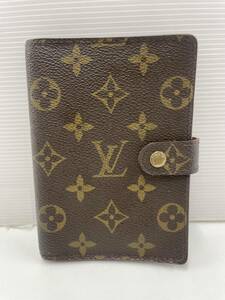 ★Louis Vuitton ルイヴィトン LV 手帳 手帳カバー スケジュール帳 アジェンダPM R20005 モノグラム ブラウン【中古】