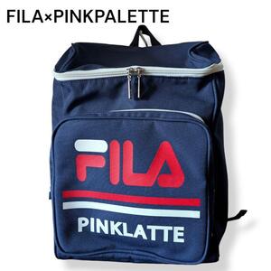 FILA×PINKLatteフィラ　ピンクラテ　リュックキッズ　ネイビー　キッズ　