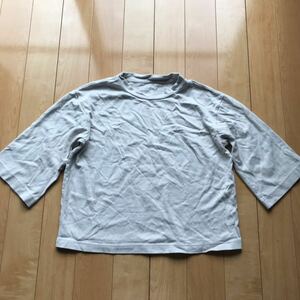 無印良品 太番手天竺編みワイドスリーブTシャツ 175-1-56 レディース M~L