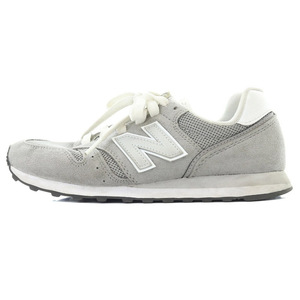 ニューバランス NEW BALANCE ML373KG2 スニーカー ロゴ スエード 23cm グレー /SR レディース